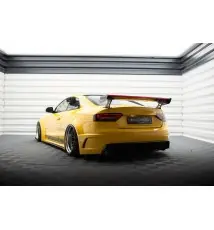 Carbon Spoiler With External Brackets Uprights + LED Audi A5 Coupe 8T