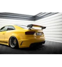 Carbon Spoiler With External Brackets Uprights + LED Audi A5 Coupe 8T