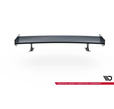 Carbon Spoiler With External Brackets Uprights + LED Audi A5 Coupe 8T