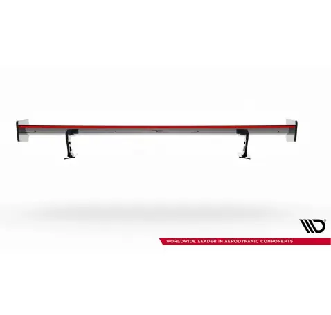 Carbon Spoiler With External Brackets Uprights + LED Audi A5 Coupe 8T