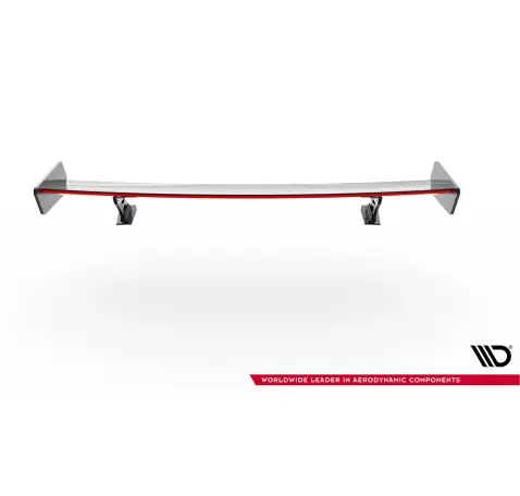 Carbon Spoiler With External Brackets Uprights + LED Audi A5 Coupe 8T