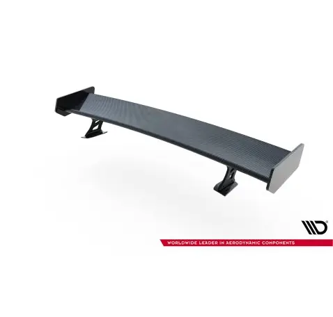 Carbon Spoiler With External Brackets Uprights + LED Audi A5 Coupe 8T