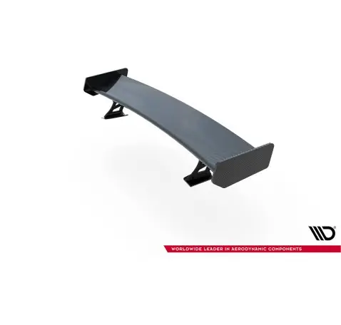 Carbon Spoiler With External Brackets Uprights + LED Audi A5 Coupe 8T