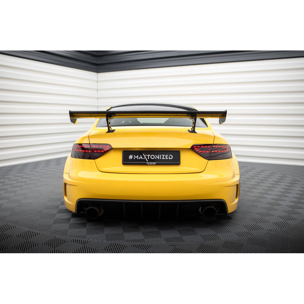 Carbon Spoiler With Internal Brackets Uprights Audi A5 Coupe 8T