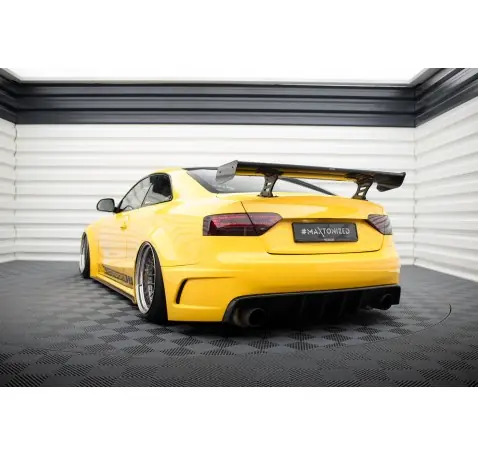Carbon Spoiler With Internal Brackets Uprights Audi A5 Coupe 8T