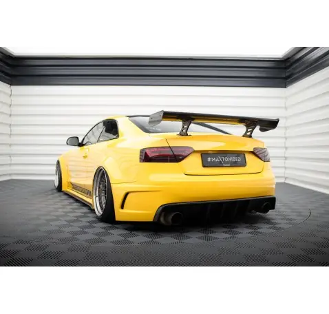 Carbon Spoiler With Internal Brackets Uprights Audi A5 Coupe 8T