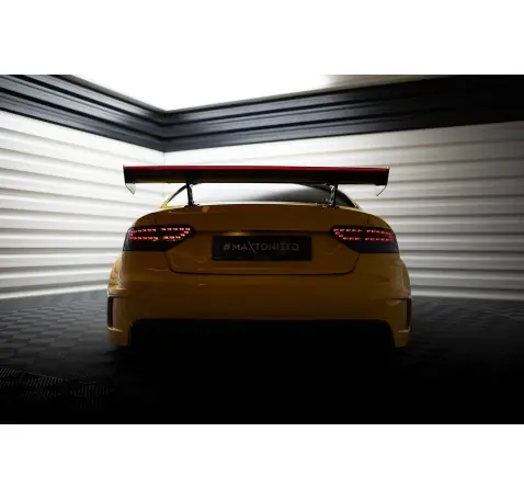 Carbon Spoiler With Internal Brackets Uprights + LED Audi A5 Coupe 8T