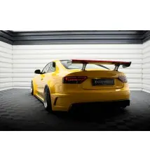 Carbon Spoiler With Internal Brackets Uprights + LED Audi A5 Coupe 8T