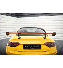 Carbon Spoiler With Internal Brackets Uprights + LED Audi A5 Coupe 8T
