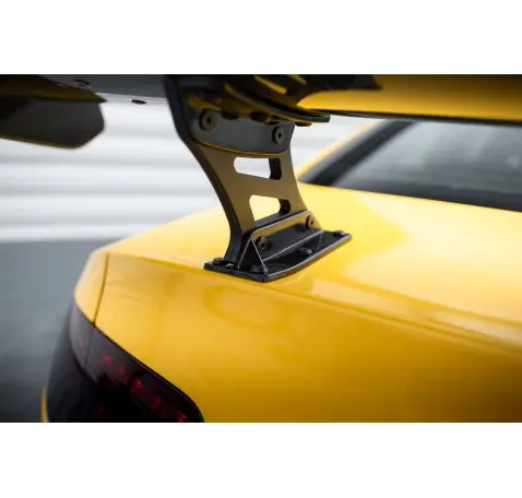 Carbon Spoiler With Internal Brackets Uprights + LED Audi A5 Coupe 8T