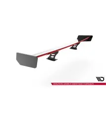 Carbon Spoiler With Internal Brackets Uprights + LED Audi A5 Coupe 8T