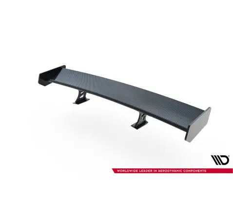 Carbon Spoiler With Internal Brackets Uprights + LED Audi A5 Coupe 8T