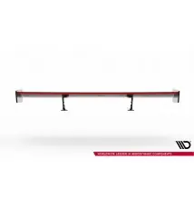 Carbon Spoiler With Internal Brackets Uprights + LED Audi A5 Coupe 8T