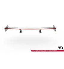 Carbon Spoiler With Internal Brackets Uprights + LED Audi A5 Coupe 8T