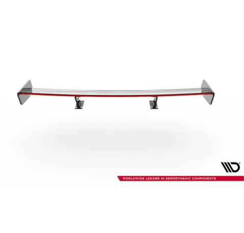 Carbon Spoiler With Internal Brackets Uprights + LED Audi A5 Coupe 8T