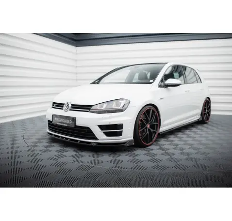 Lame Du Pare-Chocs Avant V.5 + Ailerons Volkswagen Golf R / R-Line Mk7 Lame Du Pare-Chocs Avant V.5 + Ailerons Volkswagen Golf R / R-Line Mk7