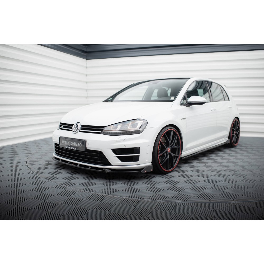 Lame Du Pare-Chocs Avant V.5 + Ailerons Volkswagen Golf R / R-Line Mk7