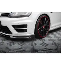 Lame Du Pare-Chocs Avant V.5 + Ailerons Volkswagen Golf R / R-Line Mk7