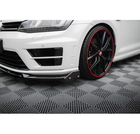 Lame Du Pare-Chocs Avant V.5 + Ailerons Volkswagen Golf R / R-Line Mk7