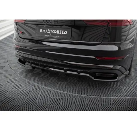 Arriere Splitter (avec une barre verticale) V.1 Audi SQ8 / Q8 S-Line Mk1 Facelift