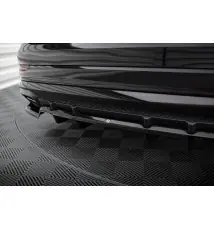 Arriere Splitter (avec une barre verticale) V.1 Audi SQ8 / Q8 S-Line Mk1 Facelift