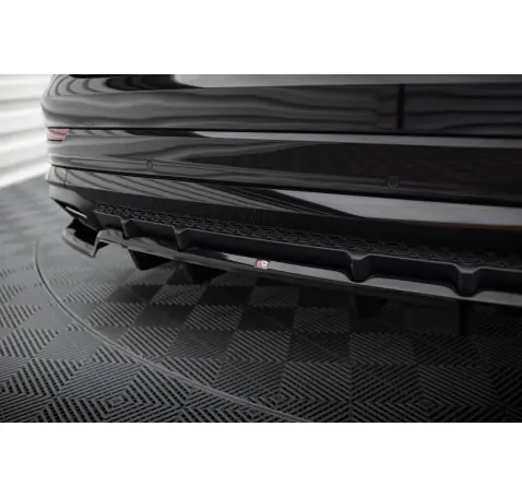 Arriere Splitter (avec une barre verticale) V.1 Audi SQ8 / Q8 S-Line Mk1 Facelift