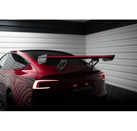 Carbon Spoiler + LED Tesla Model 3