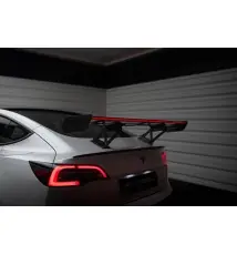 Carbon Spoiler + LED Tesla Model 3