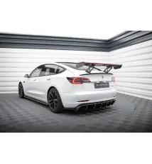 Carbon Spoiler + LED Tesla Model 3