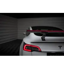Carbon Spoiler + LED Tesla Model 3