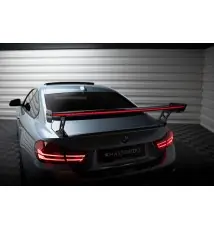 Carbon Spoiler With External Brackets Uprights + LED BMW 4 F32 / 4 F32 M-Pack Coupe