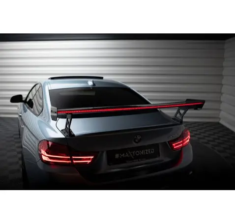 Carbon Spoiler With External Brackets Uprights + LED BMW 4 F32 / 4 F32 M-Pack Coupe Carbon Spoiler With External Brackets Uprights + LED BMW 4 F32 / 4 F32 M-Pack Coupe