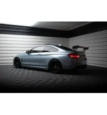 Carbon Spoiler With External Brackets Uprights + LED BMW 4 F32 / 4 F32 M-Pack Coupe