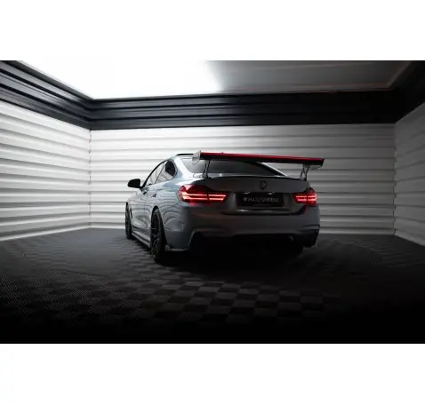 Carbon Spoiler With External Brackets Uprights + LED BMW 4 F32 / 4 F32 M-Pack Coupe