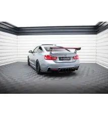 Carbon Spoiler With External Brackets Uprights + LED BMW 4 F32 / 4 F32 M-Pack Coupe