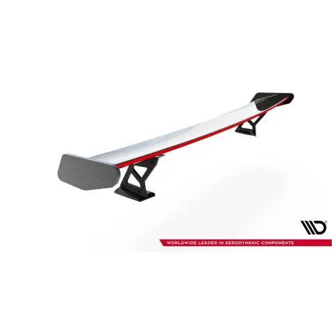 Carbon Spoiler With External Brackets Uprights + LED BMW 4 F32 / 4 F32 M-Pack Coupe