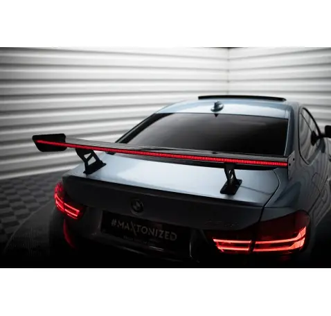 Carbon Spoiler With Internal Brackets Uprights + LED BMW 4 F32 / 4 F32 M-Pack Coupe