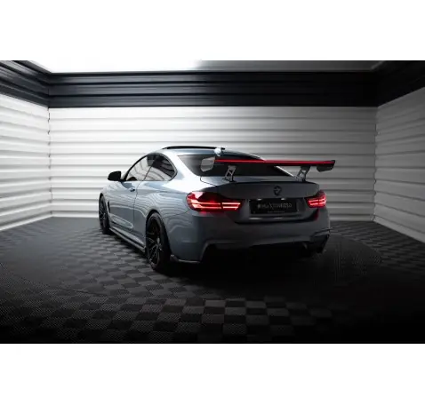 Carbon Spoiler With Internal Brackets Uprights + LED BMW 4 F32 / 4 F32 M-Pack Coupe