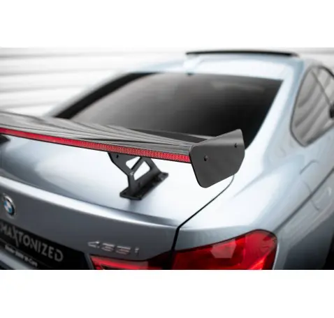 Carbon Spoiler With Internal Brackets Uprights + LED BMW 4 F32 / 4 F32 M-Pack Coupe