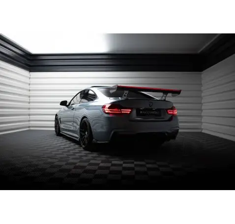 Carbon Spoiler With Internal Brackets Uprights + LED BMW 4 F32 / 4 F32 M-Pack Coupe