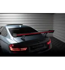 Carbon Spoiler With Internal Brackets Uprights + LED BMW 4 F32 / 4 F32 M-Pack Coupe