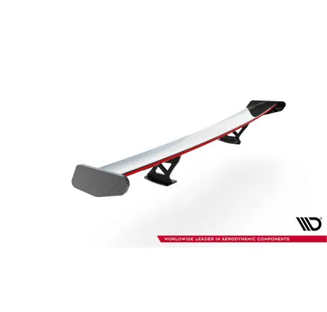 Carbon Spoiler With Internal Brackets Uprights + LED BMW 4 F32 / 4 F32 M-Pack Coupe