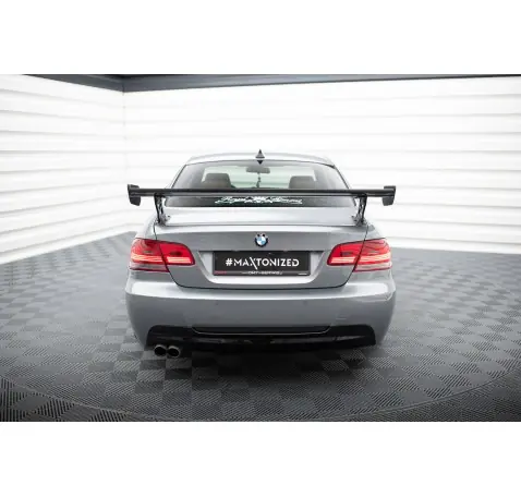 Carbon Spoiler With External Brackets Uprights BMW 3 / M3 Coupe E92 Carbon Spoiler With External Brackets Uprights BMW 3 / M3 Coupe E92