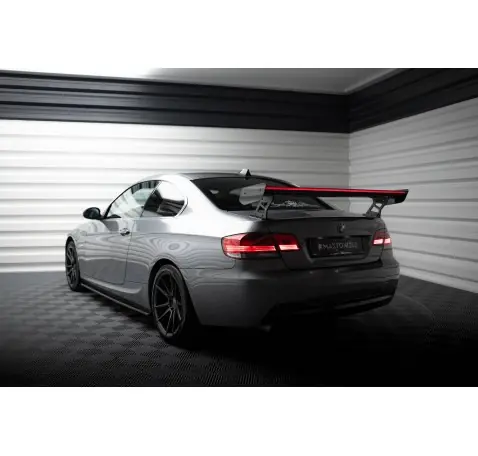 Carbon Spoiler With External Brackets Uprights + LED BMW 3 / M3 Coupe E92