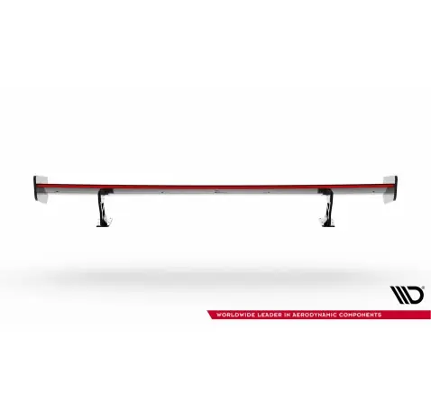 Carbon Spoiler With External Brackets Uprights + LED BMW 3 / M3 Coupe E92