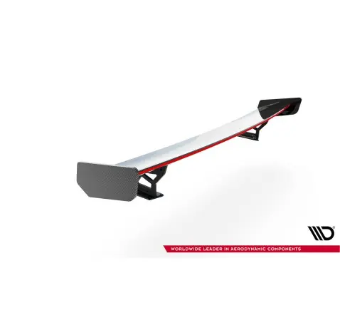 Carbon Spoiler With External Brackets Uprights + LED BMW 3 / M3 Coupe E92