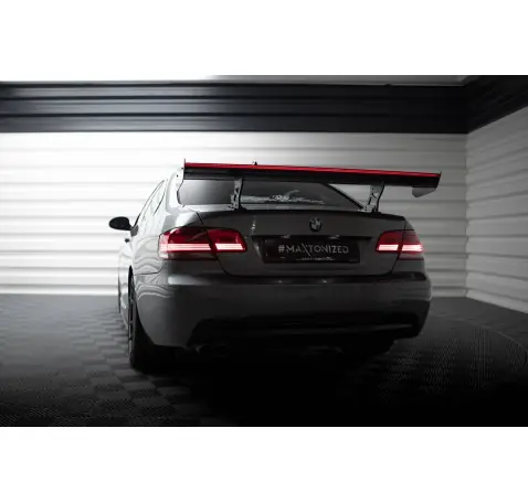 Carbon Spoiler With Internal Brackets Uprights + LED BMW 3 / M3 Coupe E92