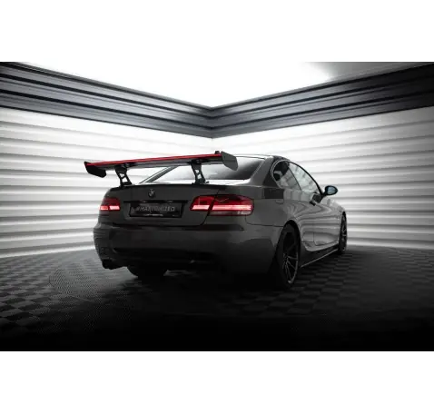 Carbon Spoiler With Internal Brackets Uprights + LED BMW 3 / M3 Coupe E92