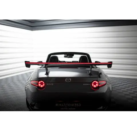 Carbon Spoiler With Internal Brackets Uprights + LED Mazda MX-5 ND (Mk4)