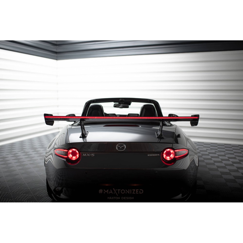Carbon Spoiler With Internal Brackets Uprights + LED Mazda MX-5 ND (Mk4)